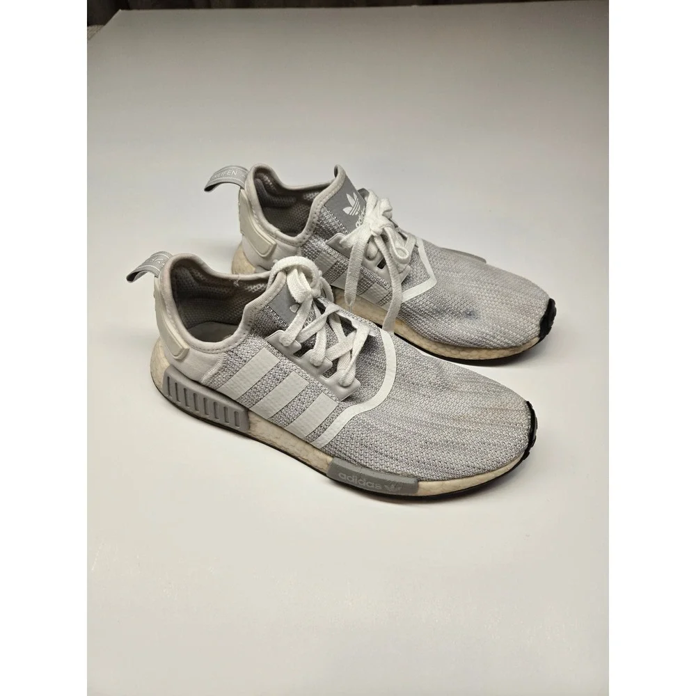 Adidas NMD R1 Sneakers Mens Grey White Running Athletic Shoes